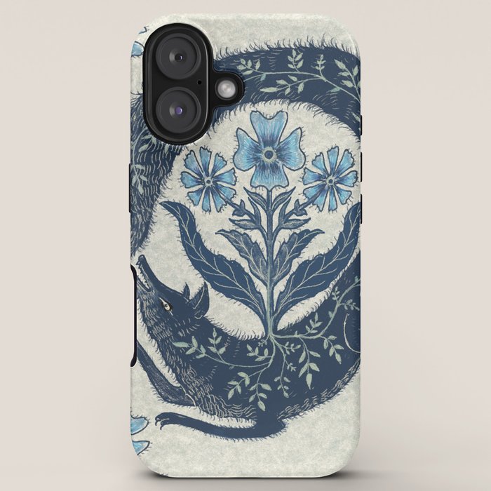 A Fox Chasing Its Tail iPhone Case