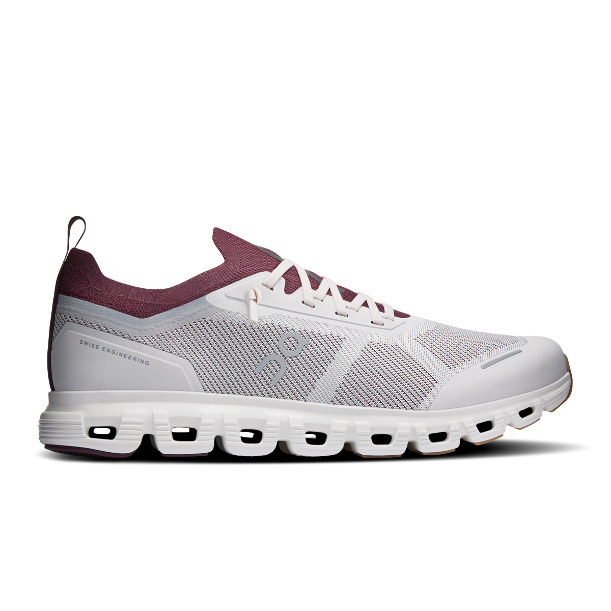 On Running Men's Cloud 6 Versa Shoes - Silver / Maroon