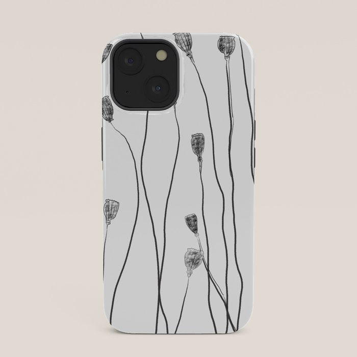 A group of poppy heads iPhone Case