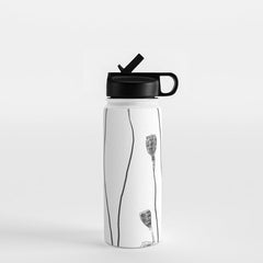 A group of poppy heads Water Bottle