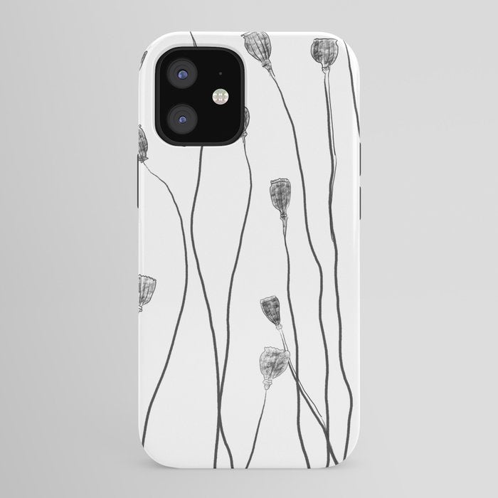 A group of poppy heads iPhone Case