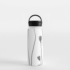 A group of poppy heads Water Bottle