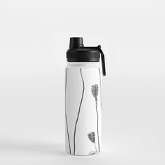 A group of poppy heads Water Bottle
