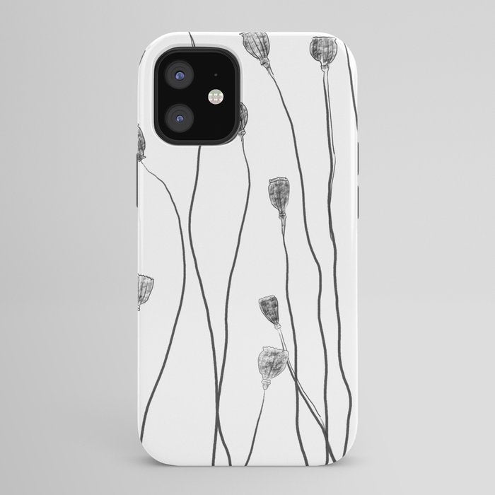 A group of poppy heads iPhone Case