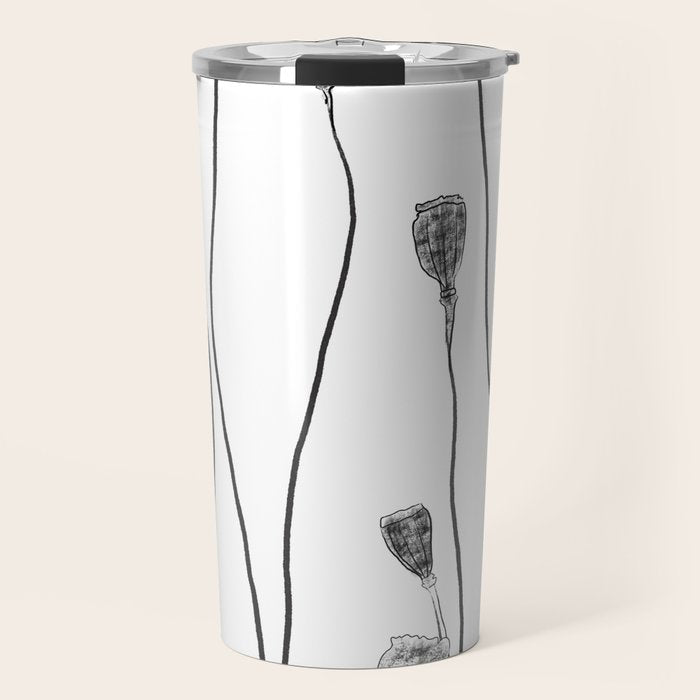 A group of poppy heads Travel Mug