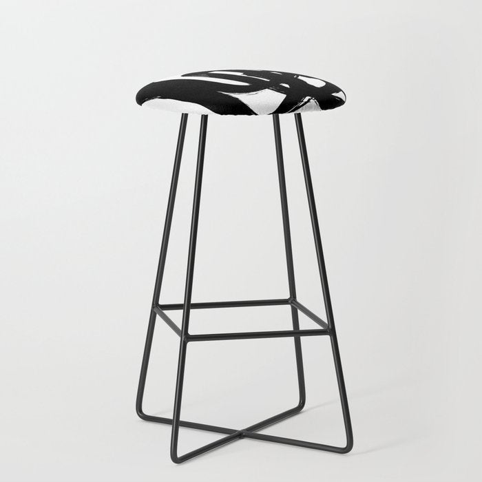 A Heavy Thought White Background Stool