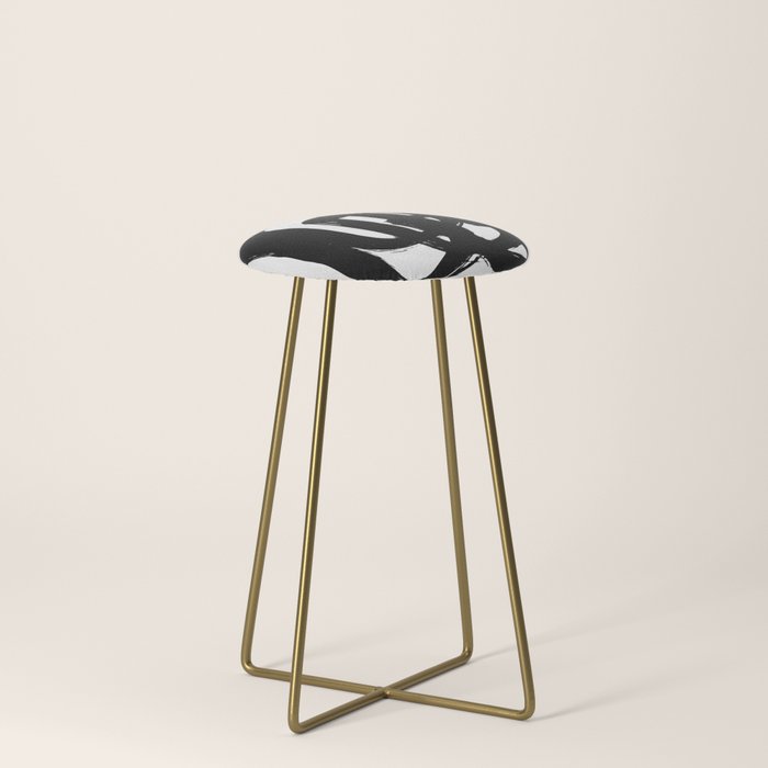 A Heavy Thought White Background Stool