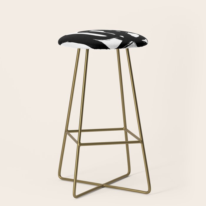 A Heavy Thought White Background Stool