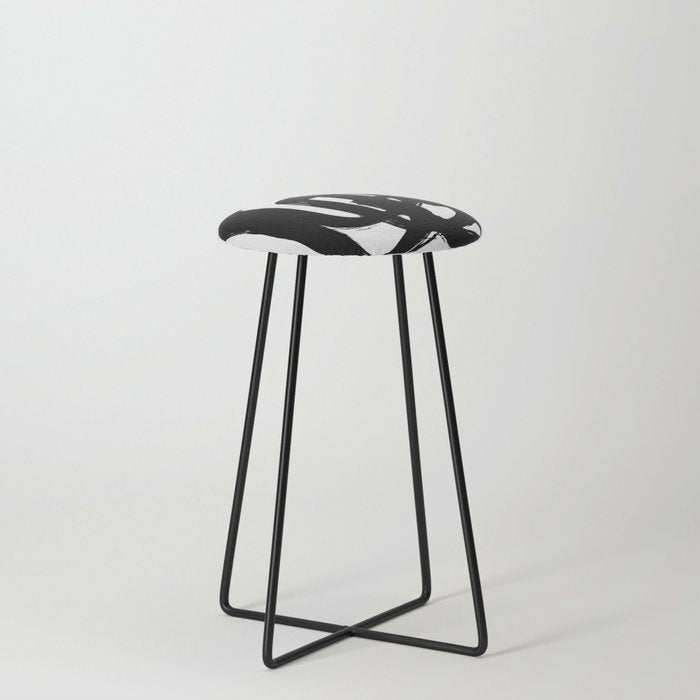 A Heavy Thought White Background Stool