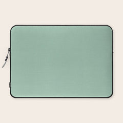 1950s Mint Green Solid Laptop Sleeve