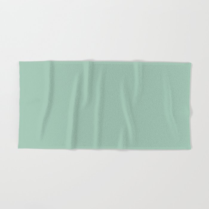 1950s Mint Green Solid Bath Towel
