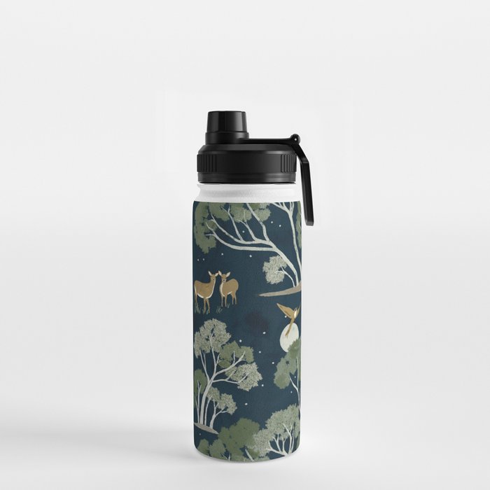 A Forest Awakens Full Moon Water Bottle