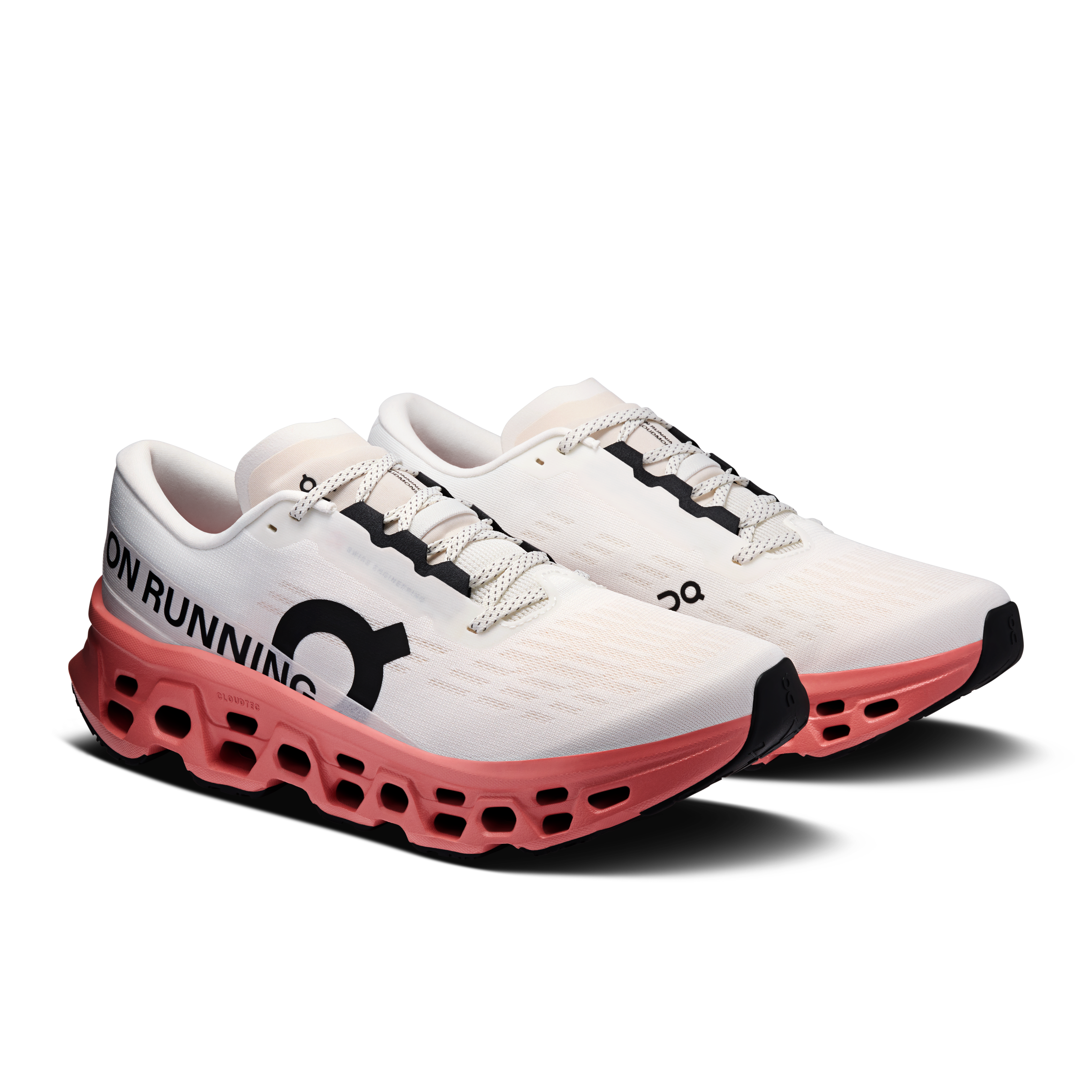 On Running Men's Cloudmonster 3 Shoes - Ivory / Dustrose
