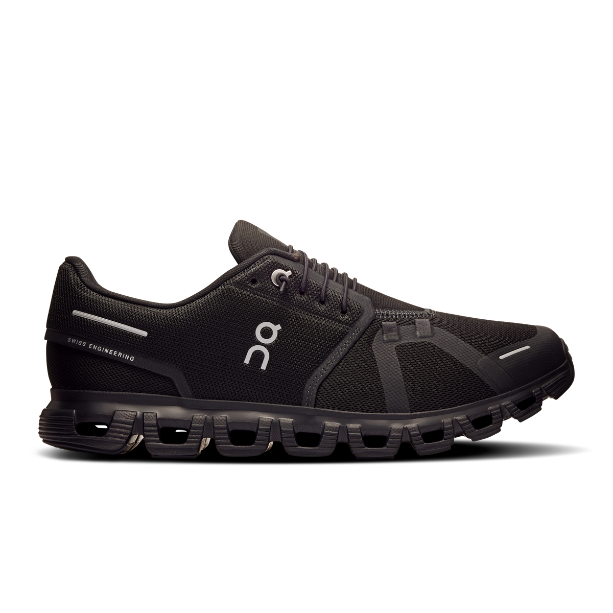 On Running Men's Cloud 6 Wide Shoes - Black / Black