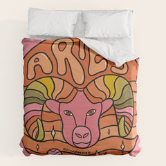 2020 Aries Duvet Cover