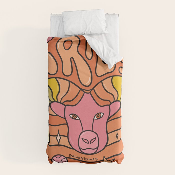 2020 Aries Duvet Cover