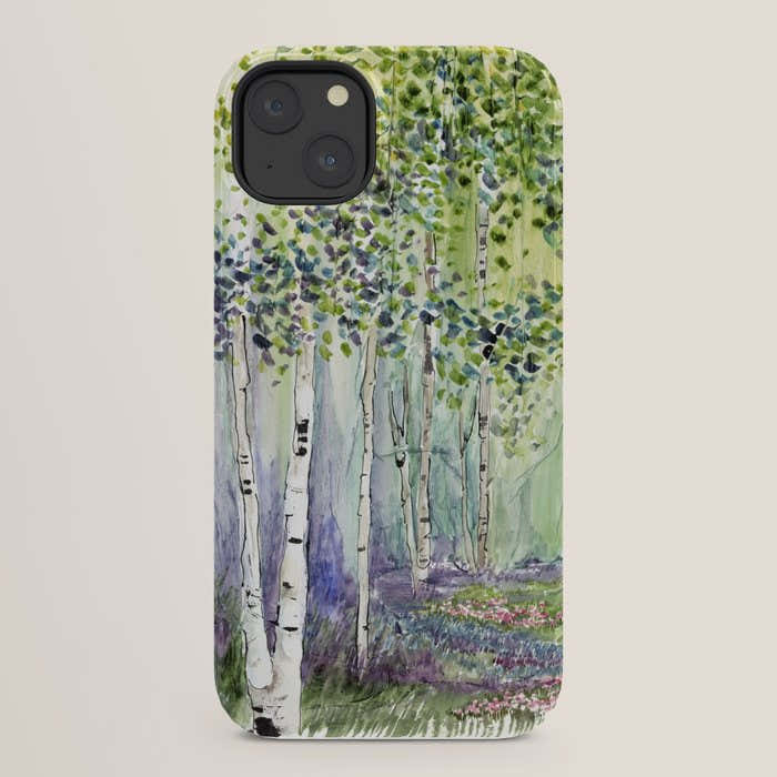 4 season watercolor collection - spring iPhone Case