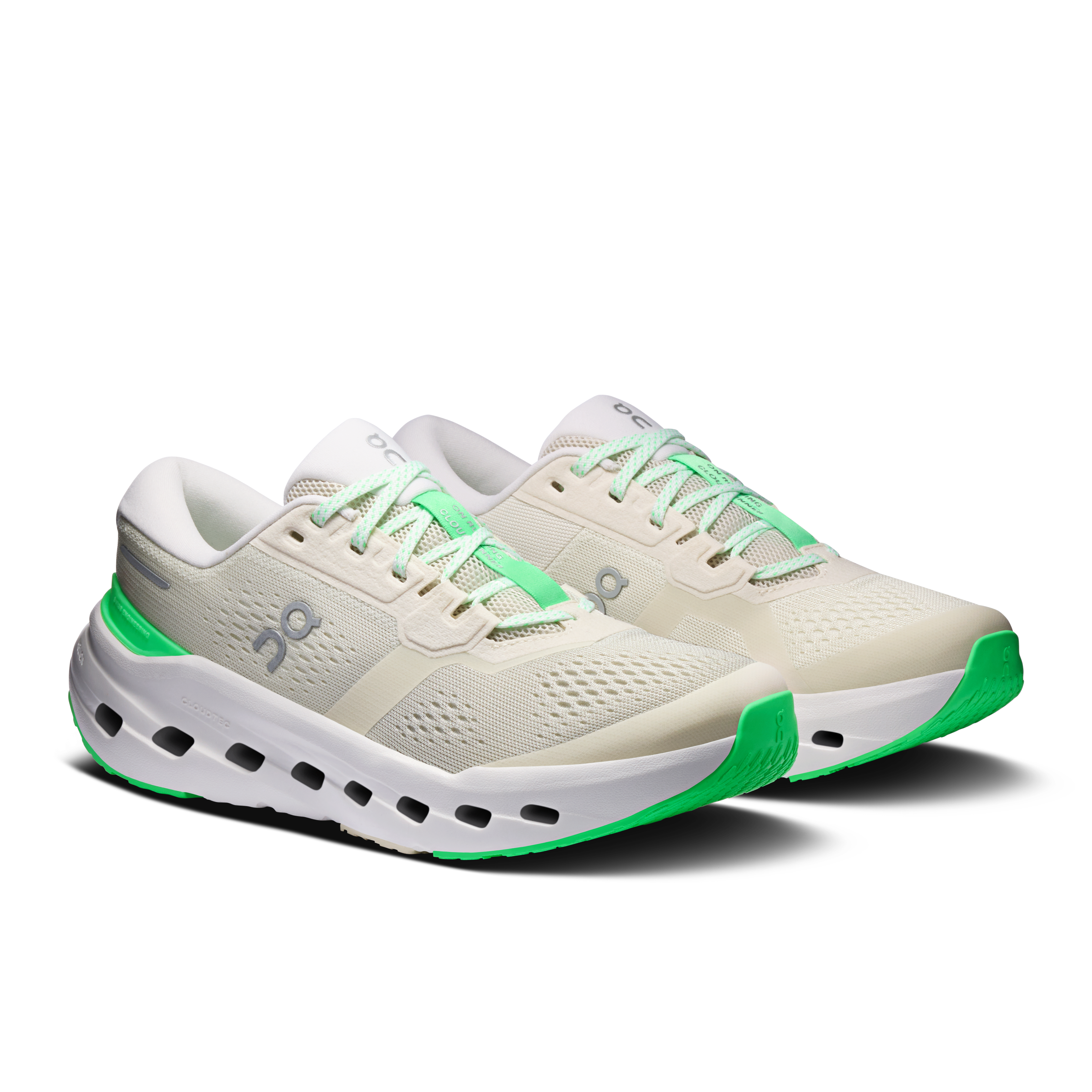 On Running Women's Cloudrunner 3 Shoes - Ghost / Verdite