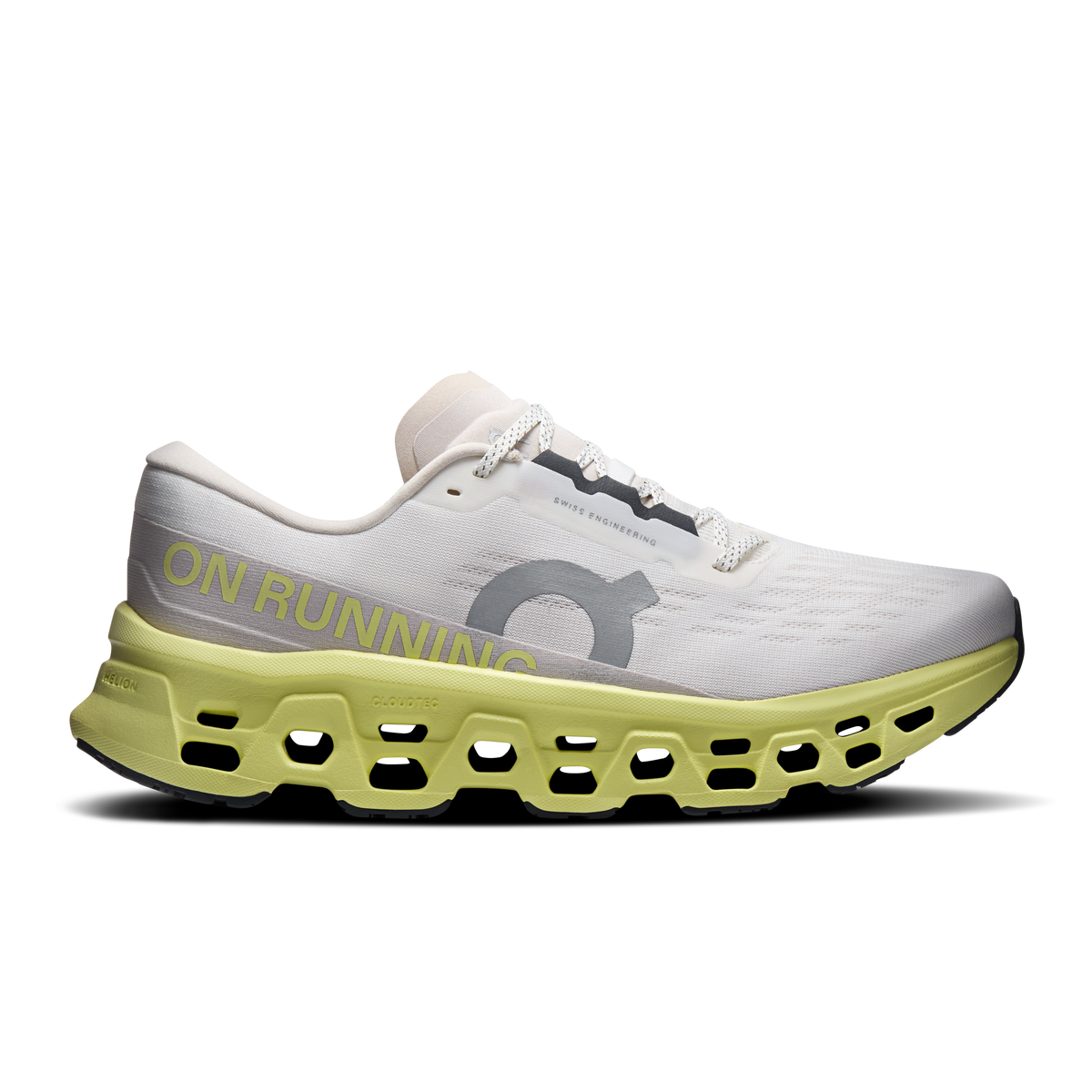 On Running Men's Cloudmonster 3 Shoes - Ivory / Limelight