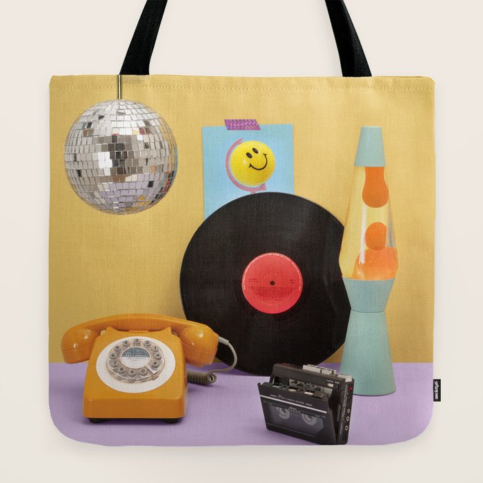 80's vibes Tote Bag