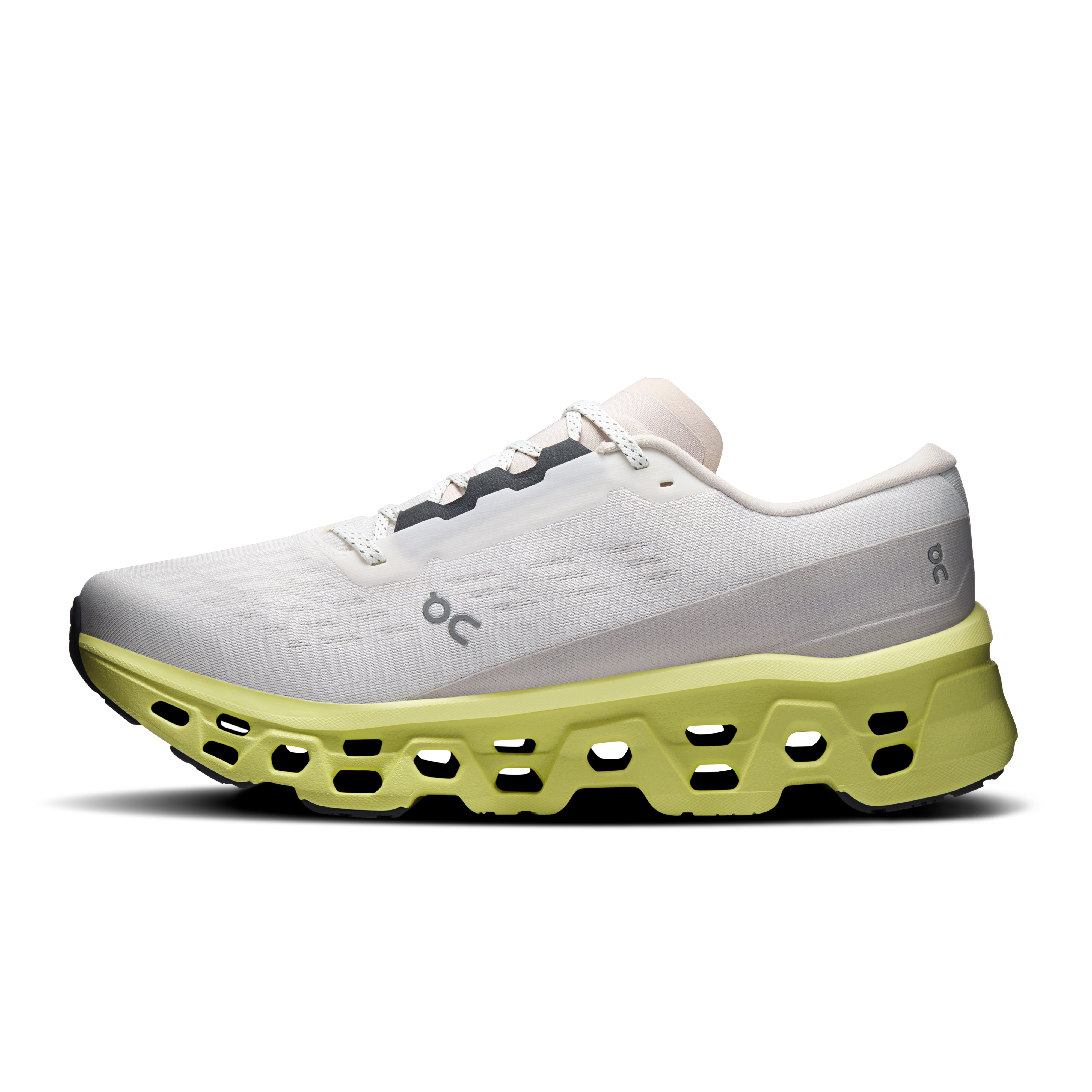 On Running Men's Cloudmonster 3 Shoes - Ivory / Limelight