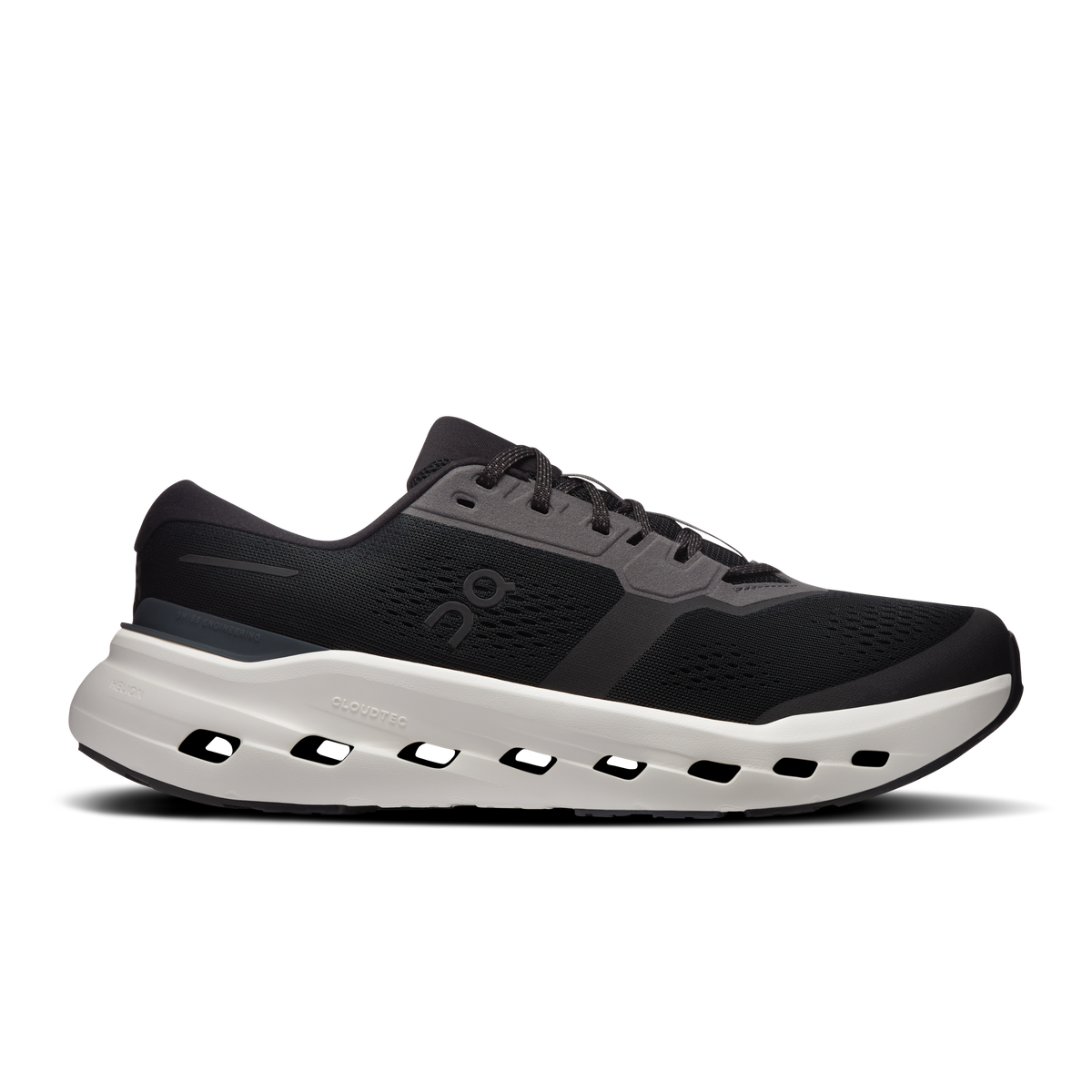 On Running Men's Cloudrunner 3 Shoes - Black / Ivory