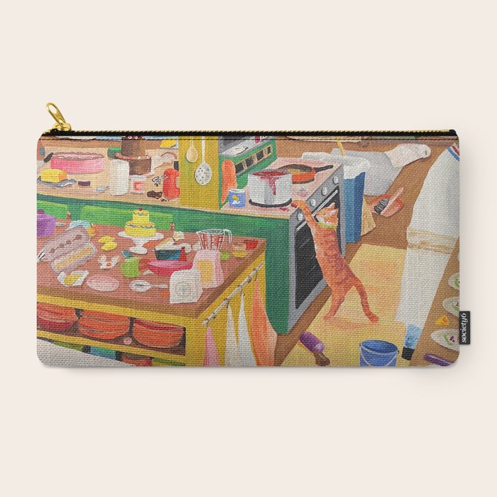 A Cat in the Kitchen Carry All Pouch