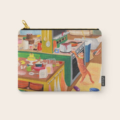 A Cat in the Kitchen Carry All Pouch