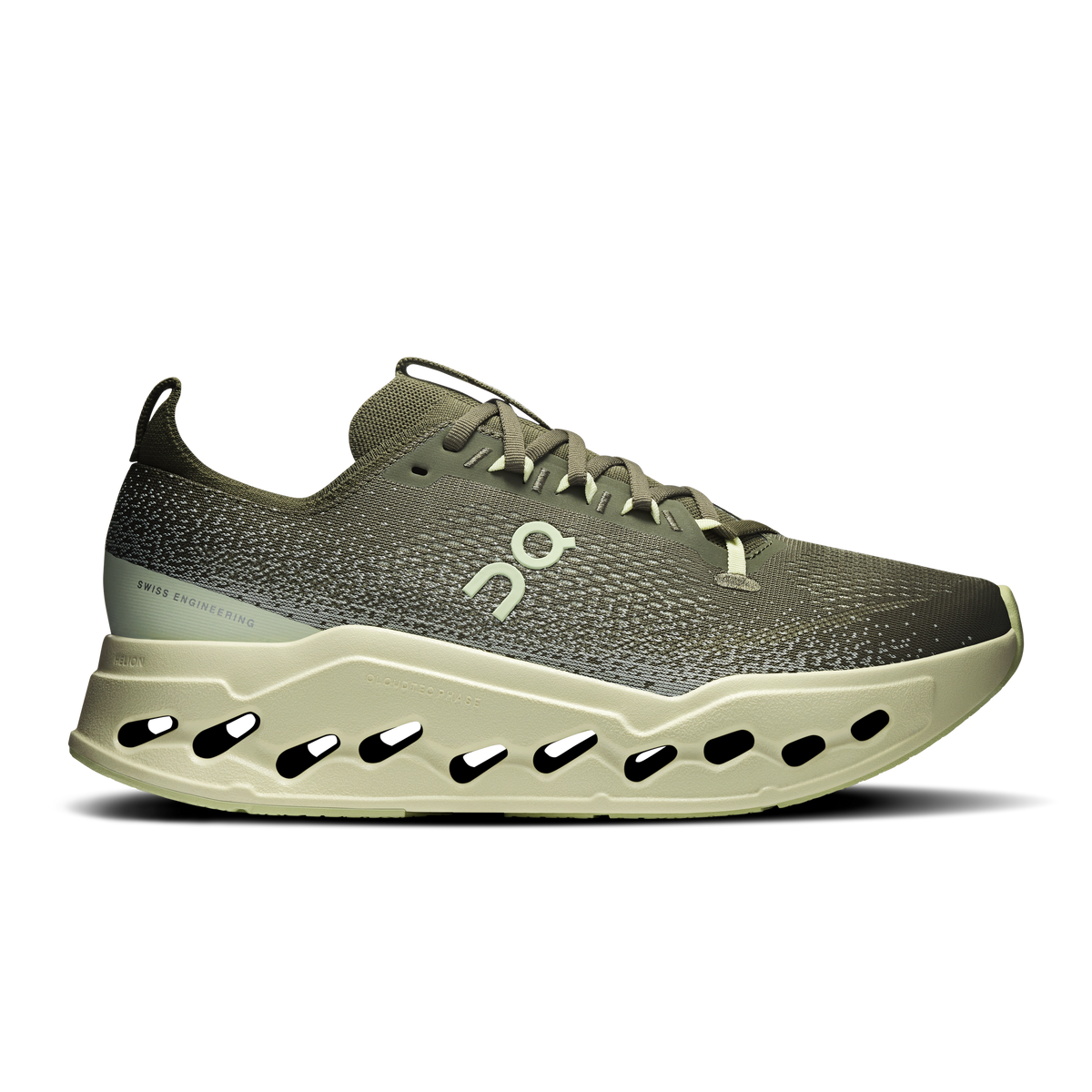 On Running Men's Cloudsurfer Max Shoes - Olive / Seedling