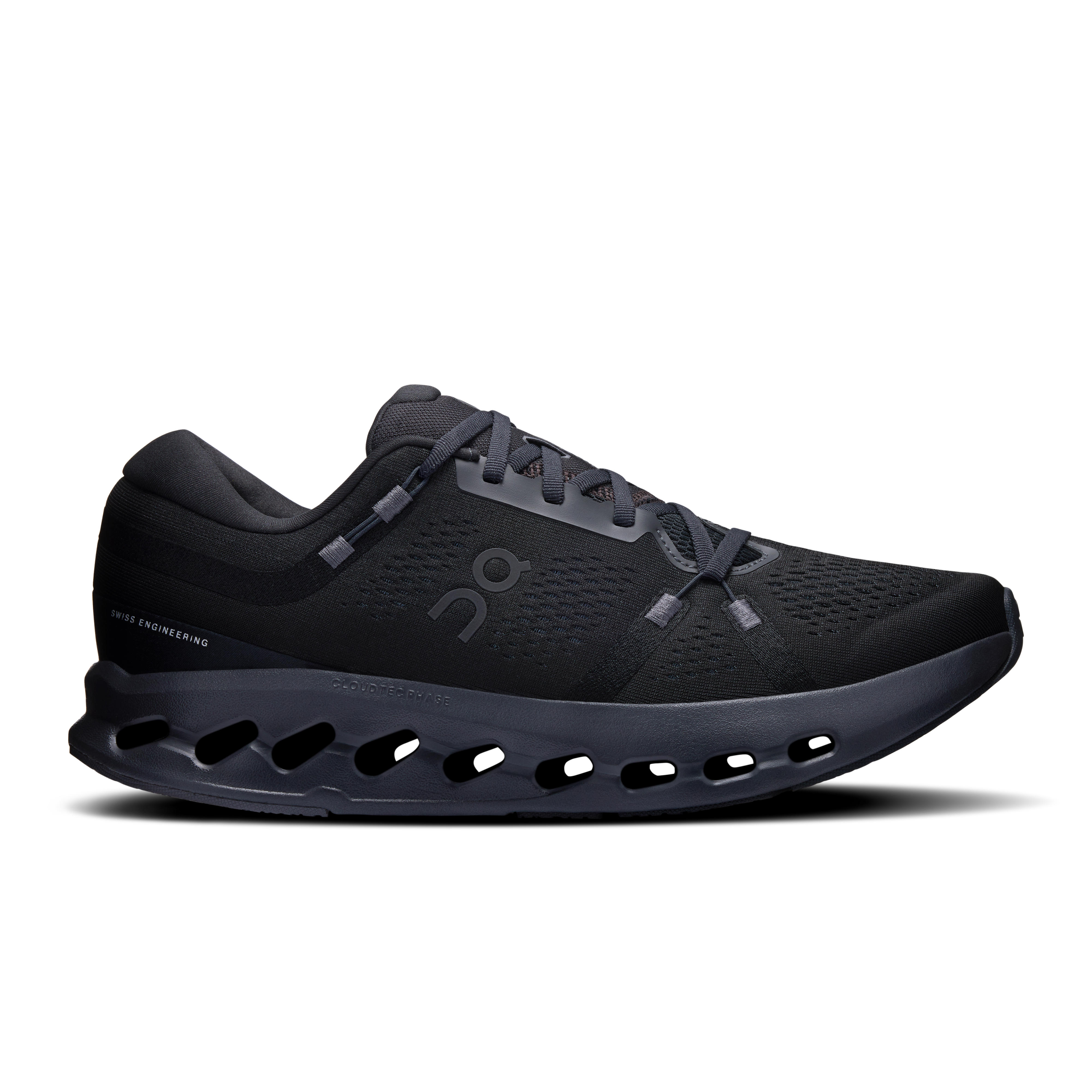 On Running Men's Cloudsurfer 2 Shoes - Black / Black