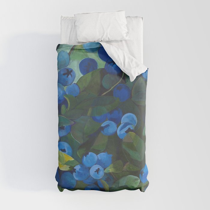 A Blueberry View Duvet Cover