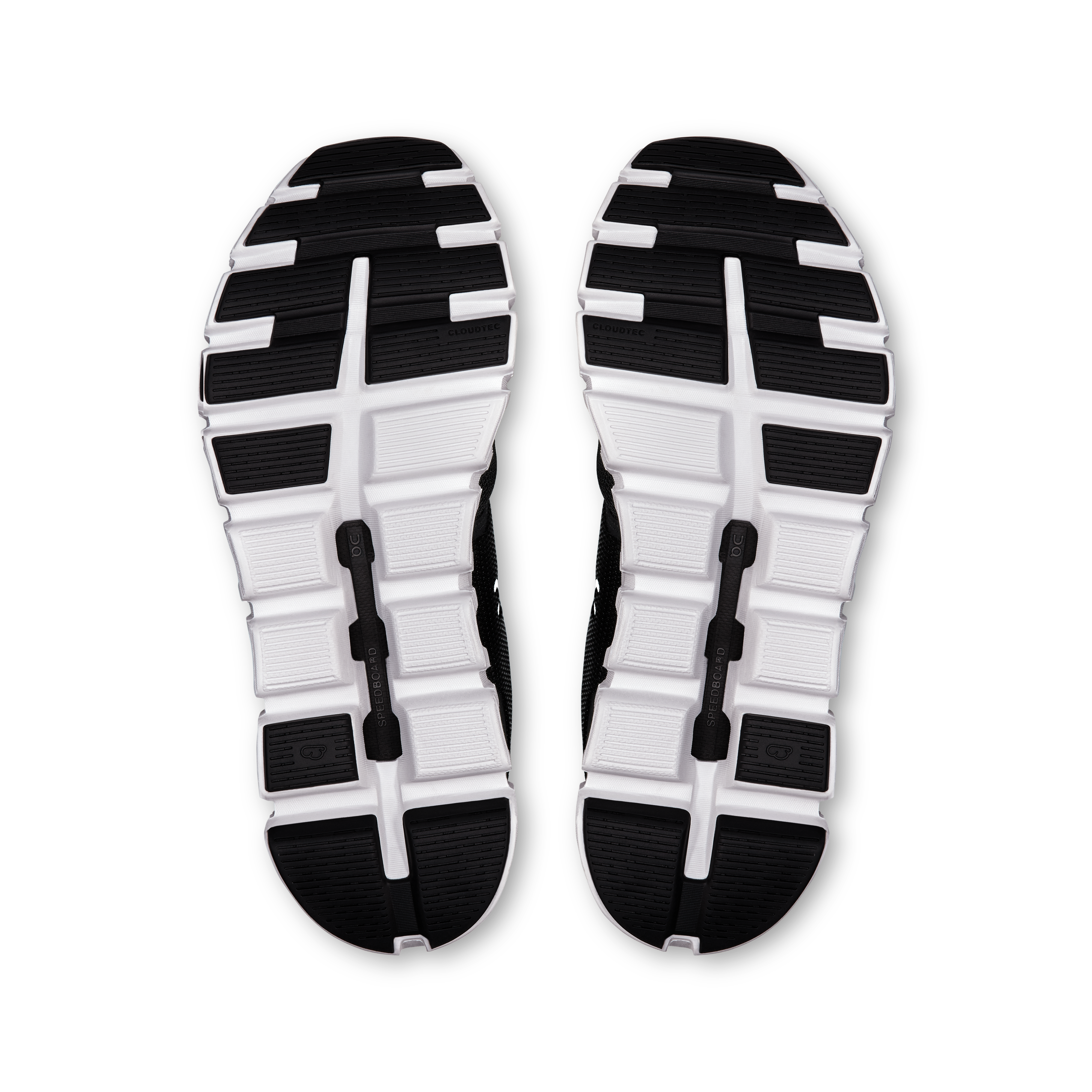 On Running Women's Cloud 6 Wide Shoes - Black / White