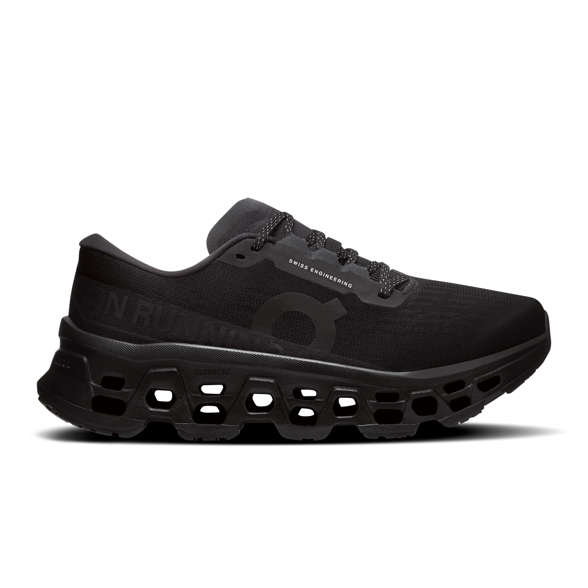 On Running Women's Cloudmonster 3 Wide Shoes - Black / Black