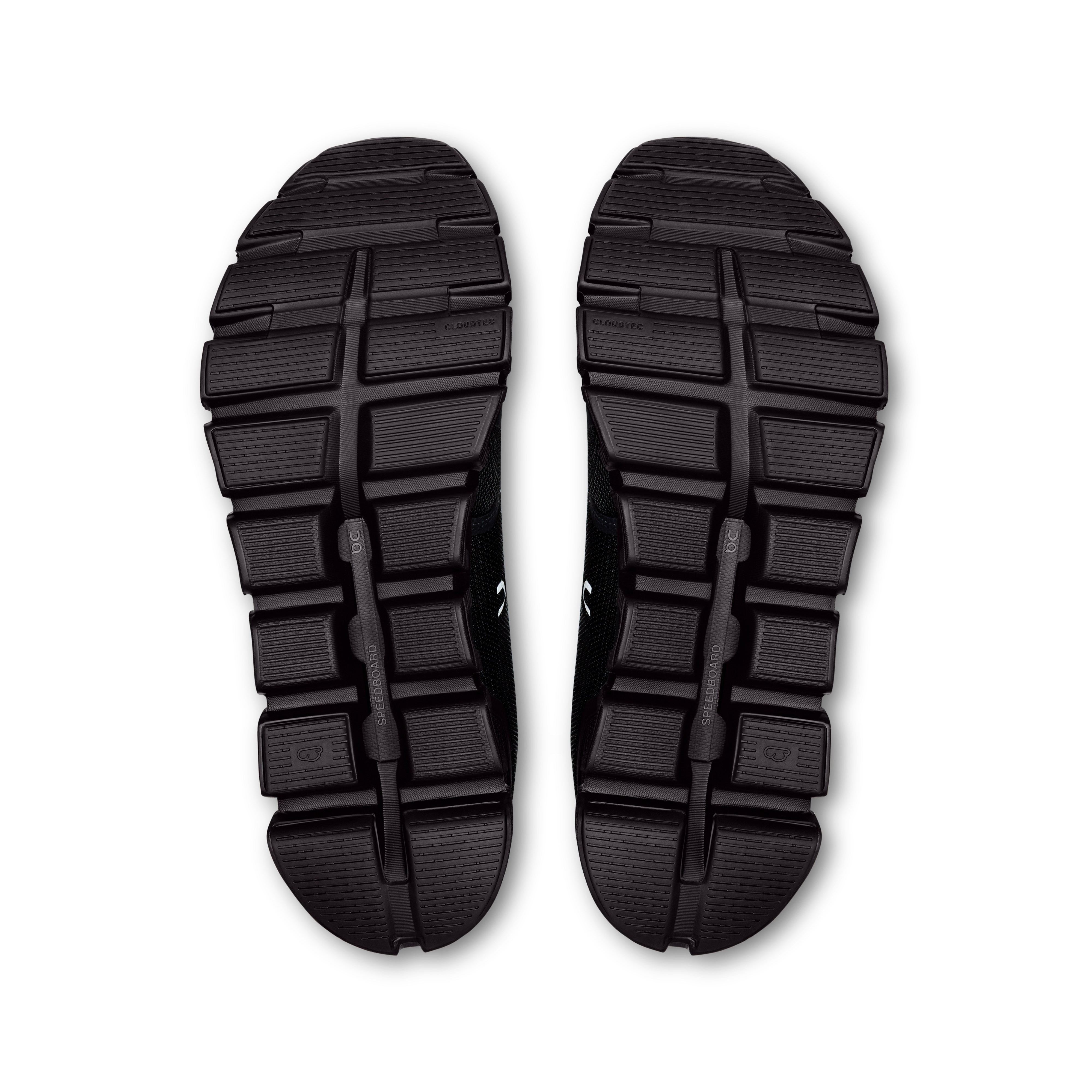 On Running Men's Cloud 6 Wide Shoes - Black / Black