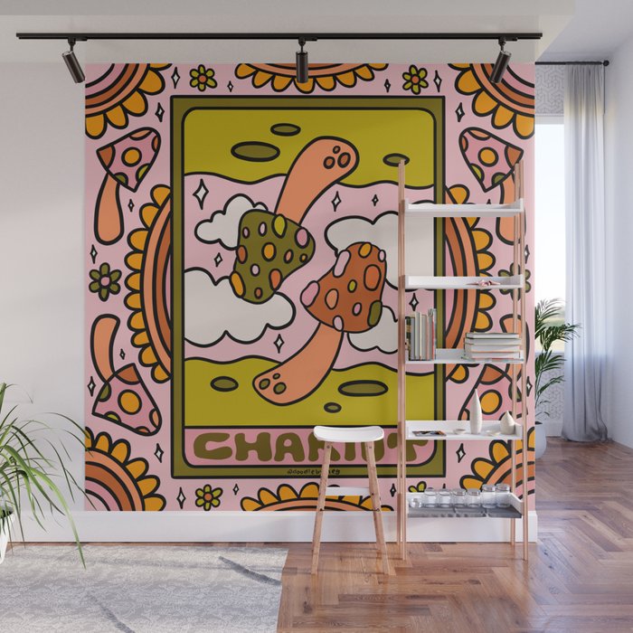 7. Chariot Mushroom Wall Mural
