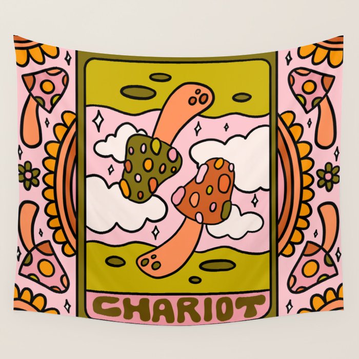 7. Chariot Mushroom Wall Tapestry