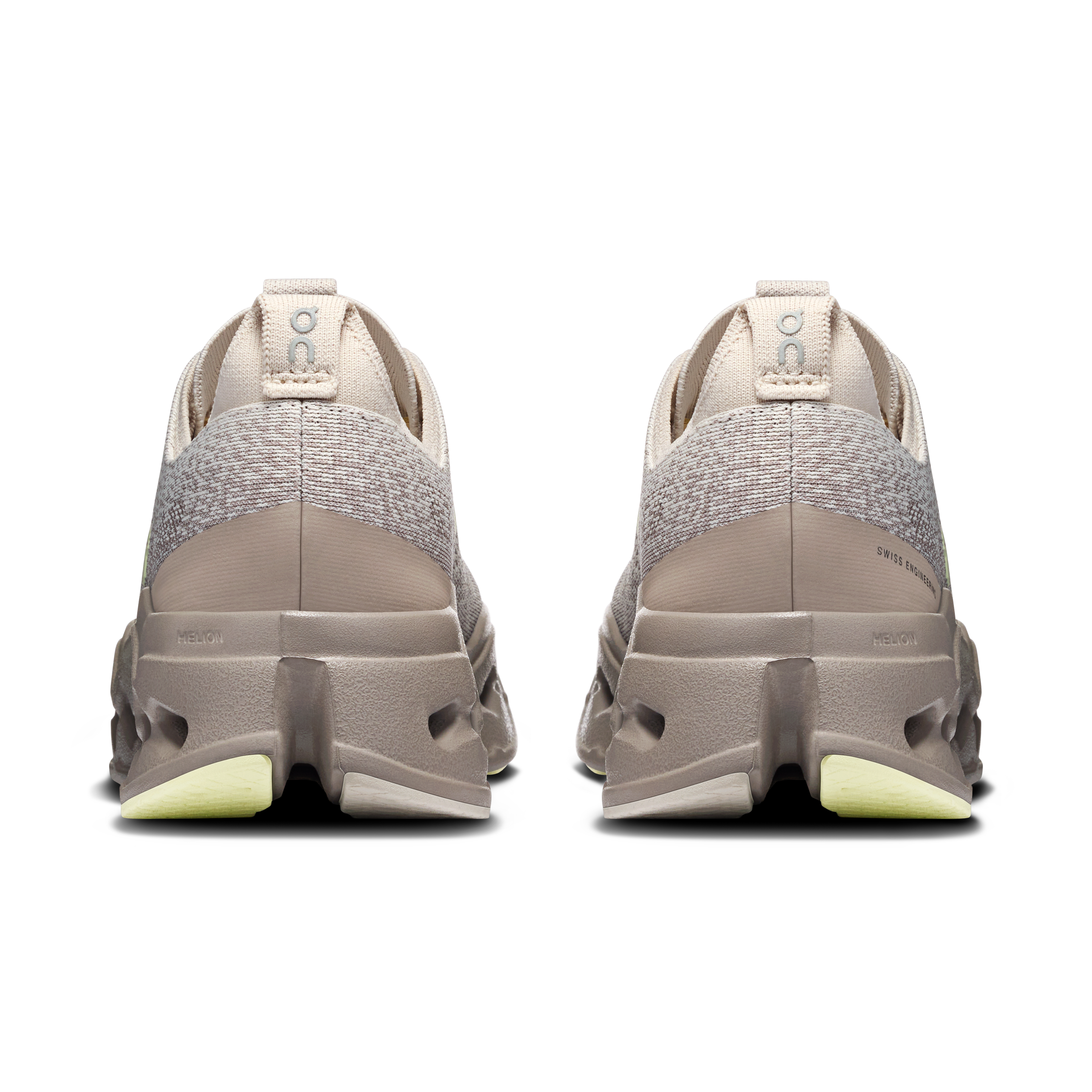 On Running Women's Cloudsurfer Max Shoes - Pelican / Limelight