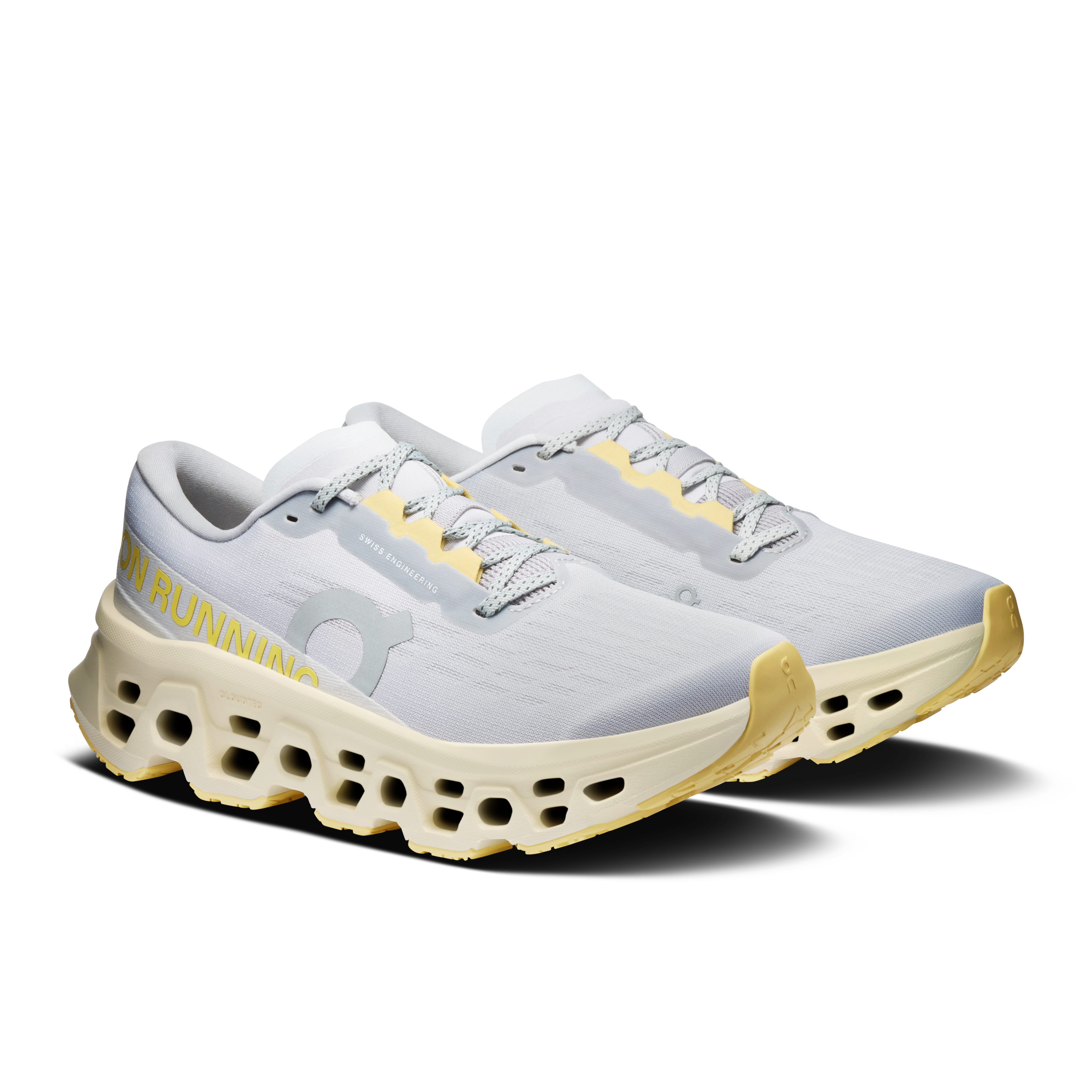 On Running Women's Cloudmonster 3 Shoes - Glacier / Pollen