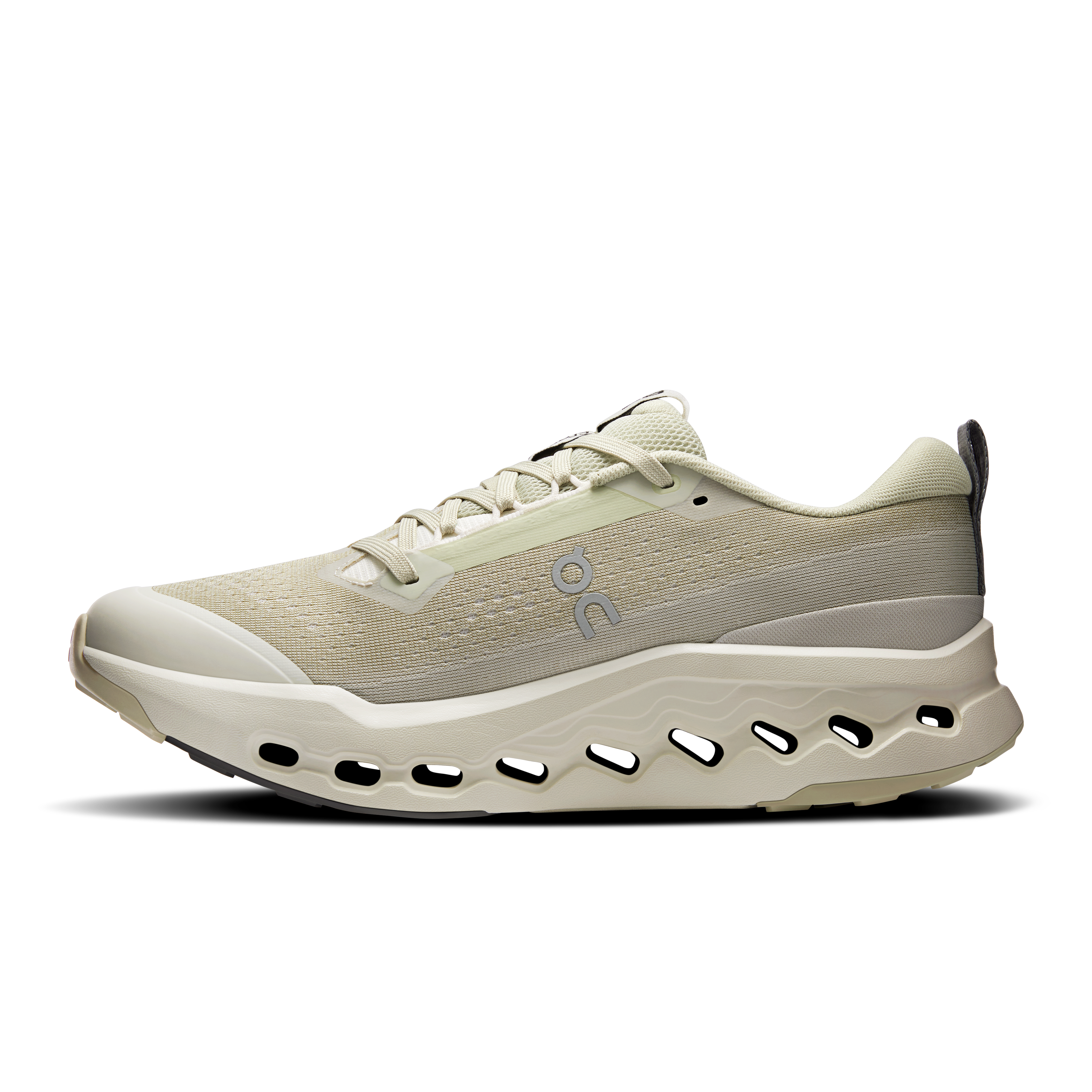 On Running Men's Cloudsurfer Trail 2 Shoes - Chalk / Ghost