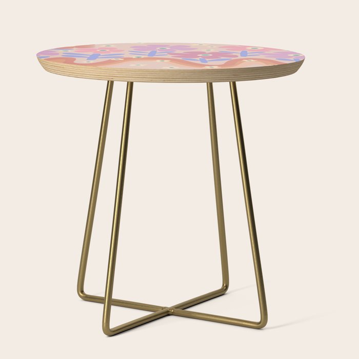 70s Retro Floral vibe Side Table