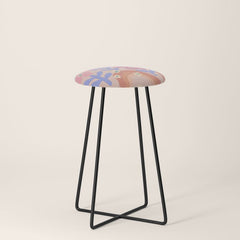 70s Retro Floral vibe Stool