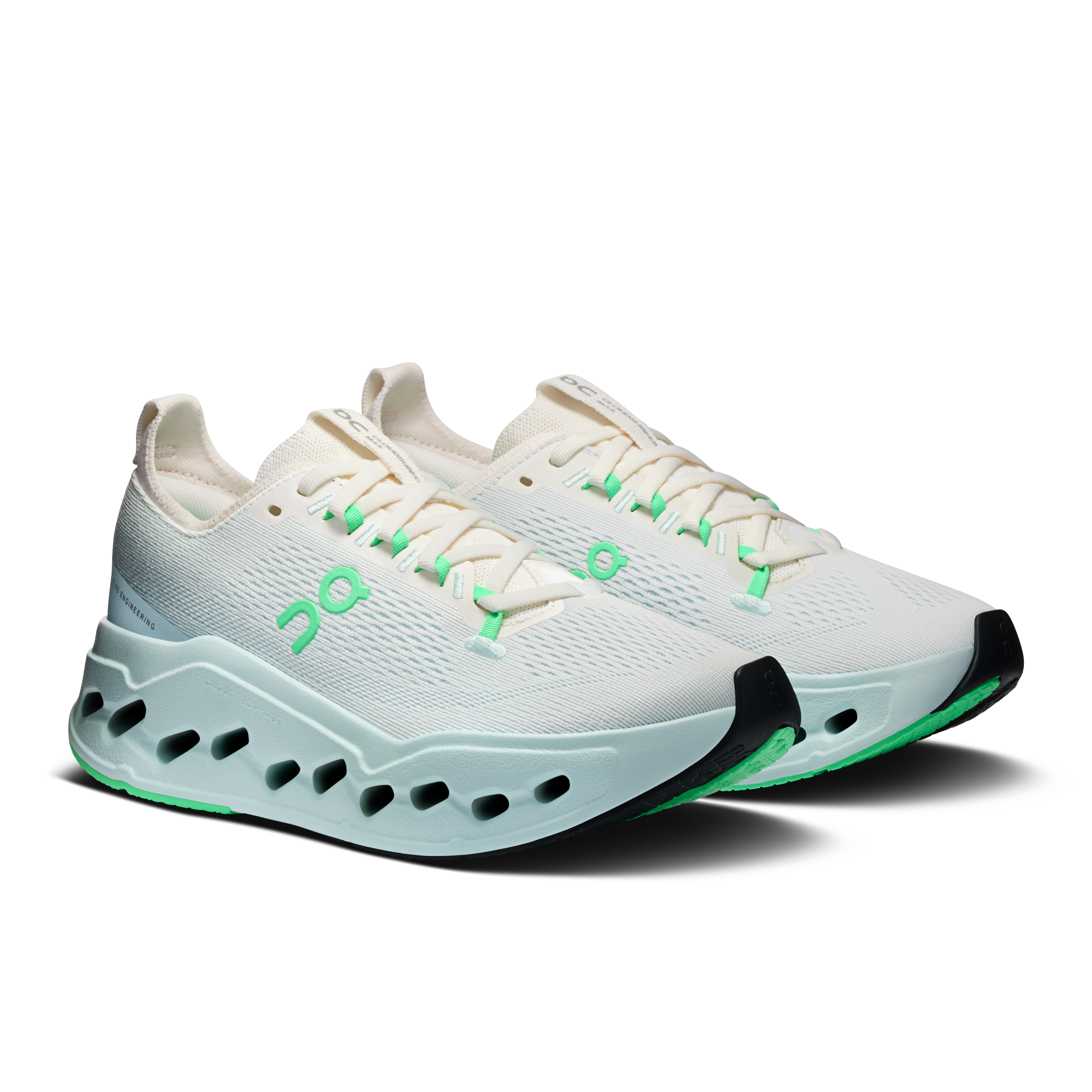 On Running Women's Cloudsurfer Max Shoes - Ivory / Flurry