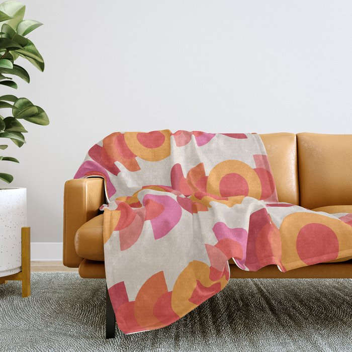 70's pattern no1 Throw Blanket
