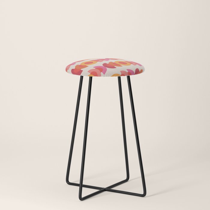 70's pattern no1 Stool