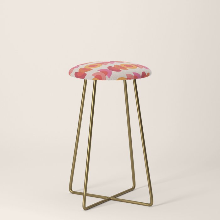 70's pattern no1 Stool
