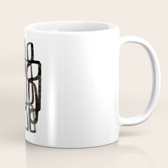 Writing On The Wall' Mid Century Modern Fun Abstract Shapes  Coffee Mug
