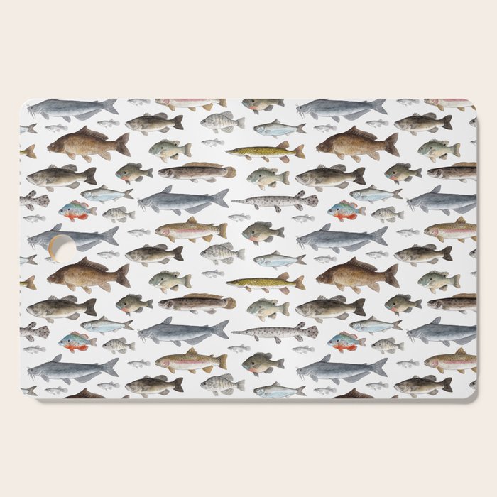 A Few Freshwater Fish Cutting Board