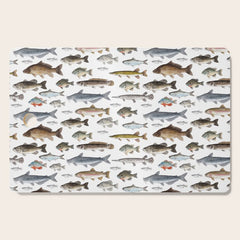 A Few Freshwater Fish Cutting Board