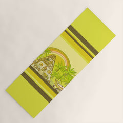 a frame simple living // banana pancakes // retro surf art by surfy birdy Yoga Mat