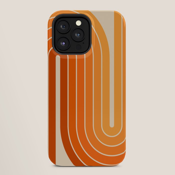 70s Retro Vintage Style Minimal Design 553 iPhone Case